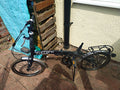 Carrera Transit Folding Bike 20in 8 Speed Black/Grey Rear Pannier Rack