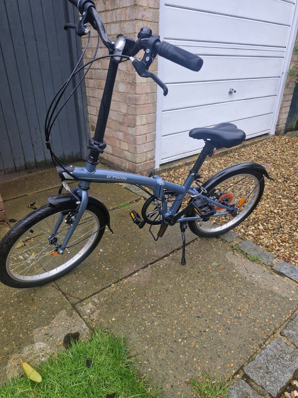 BTWIN Tilt 120 Grey Folding Bike