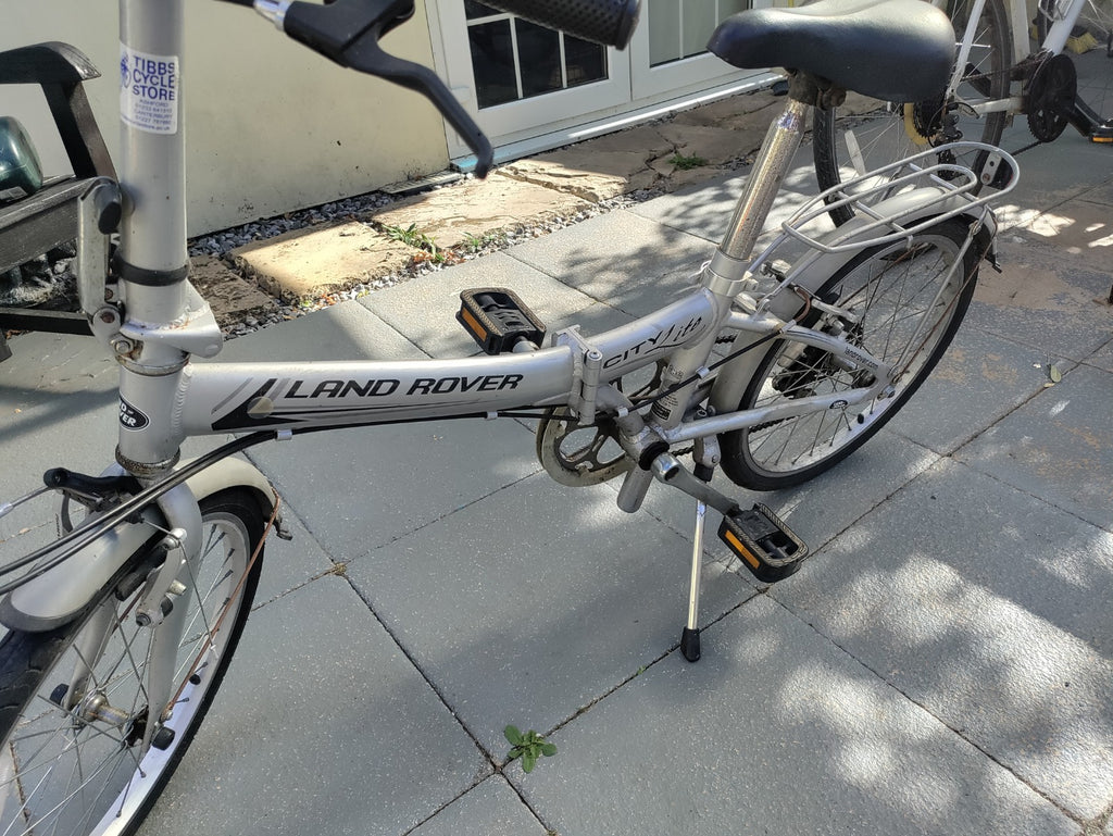 Land rover Silver Folding Bike- City Lite