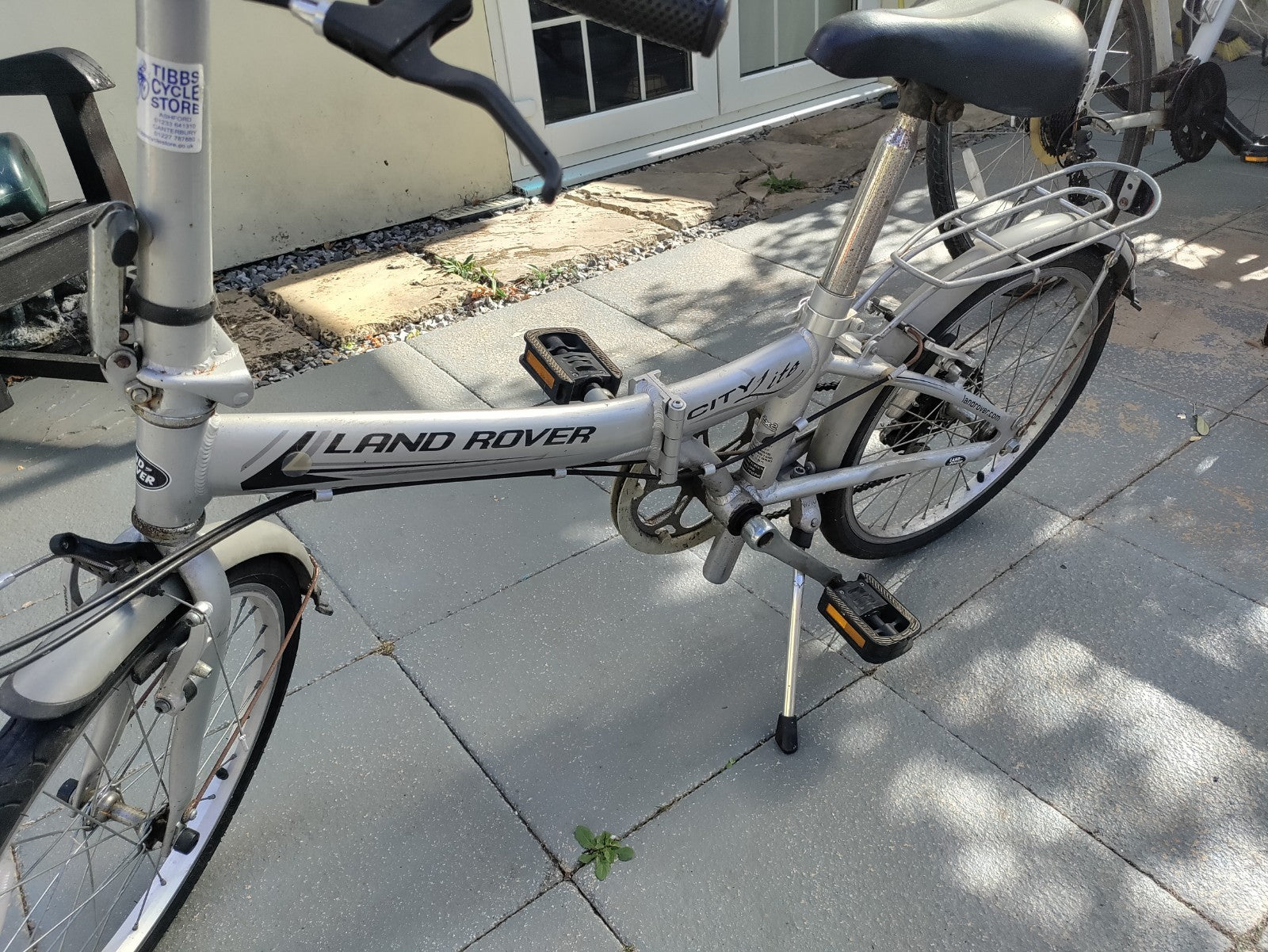 Land rover Silver Folding Bike- City Lite