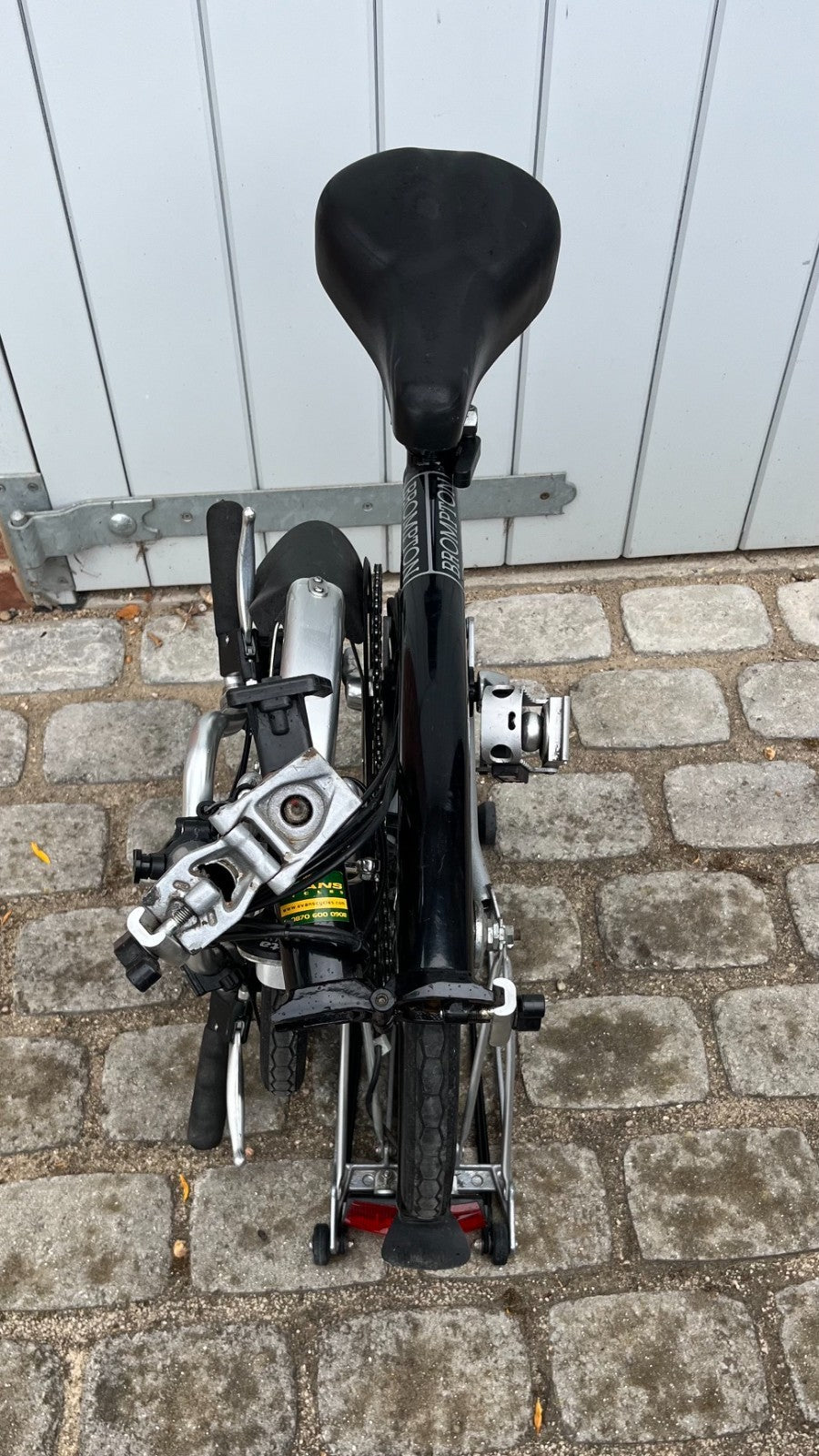 BROMPTON M6R-Plus - Black 6-gear Folding Bike with rear rack