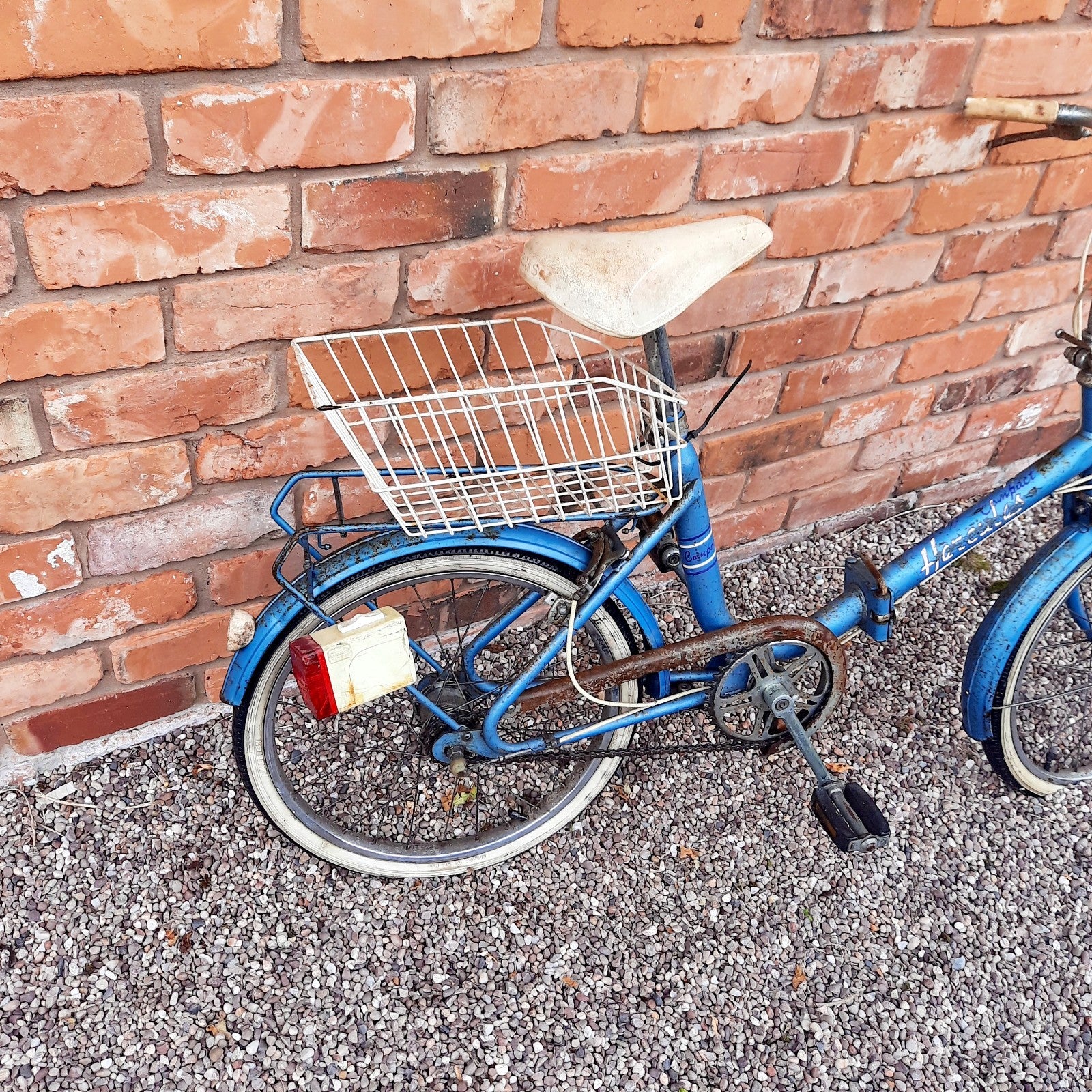 Hercules Compact Folding Bike Retro.  For repair.