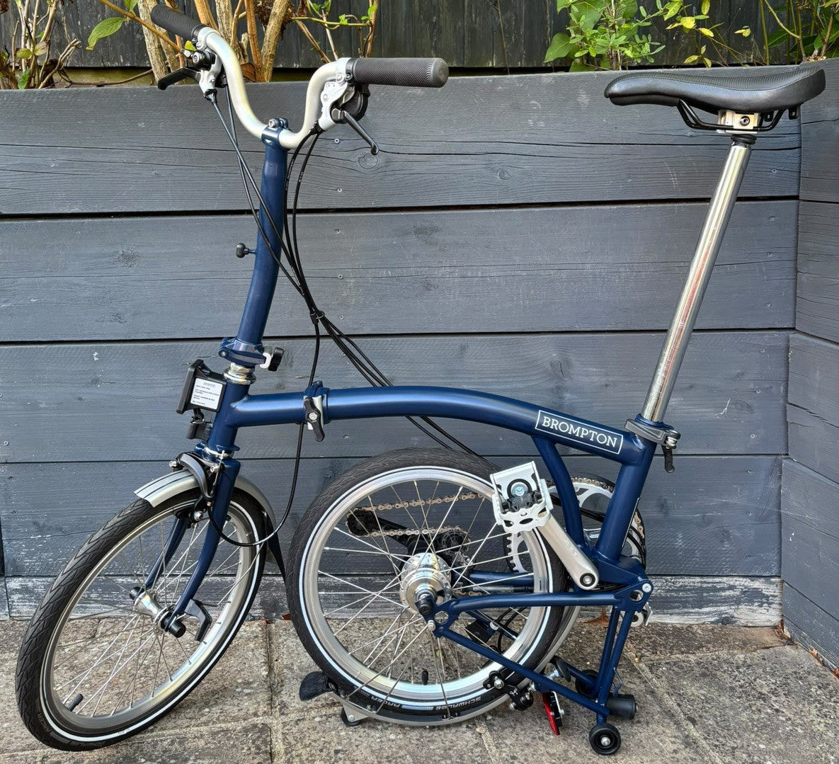 2021 Brompton M6L C Line Folding Bicycle 6 Speed Tempest Blue - Hardly Used