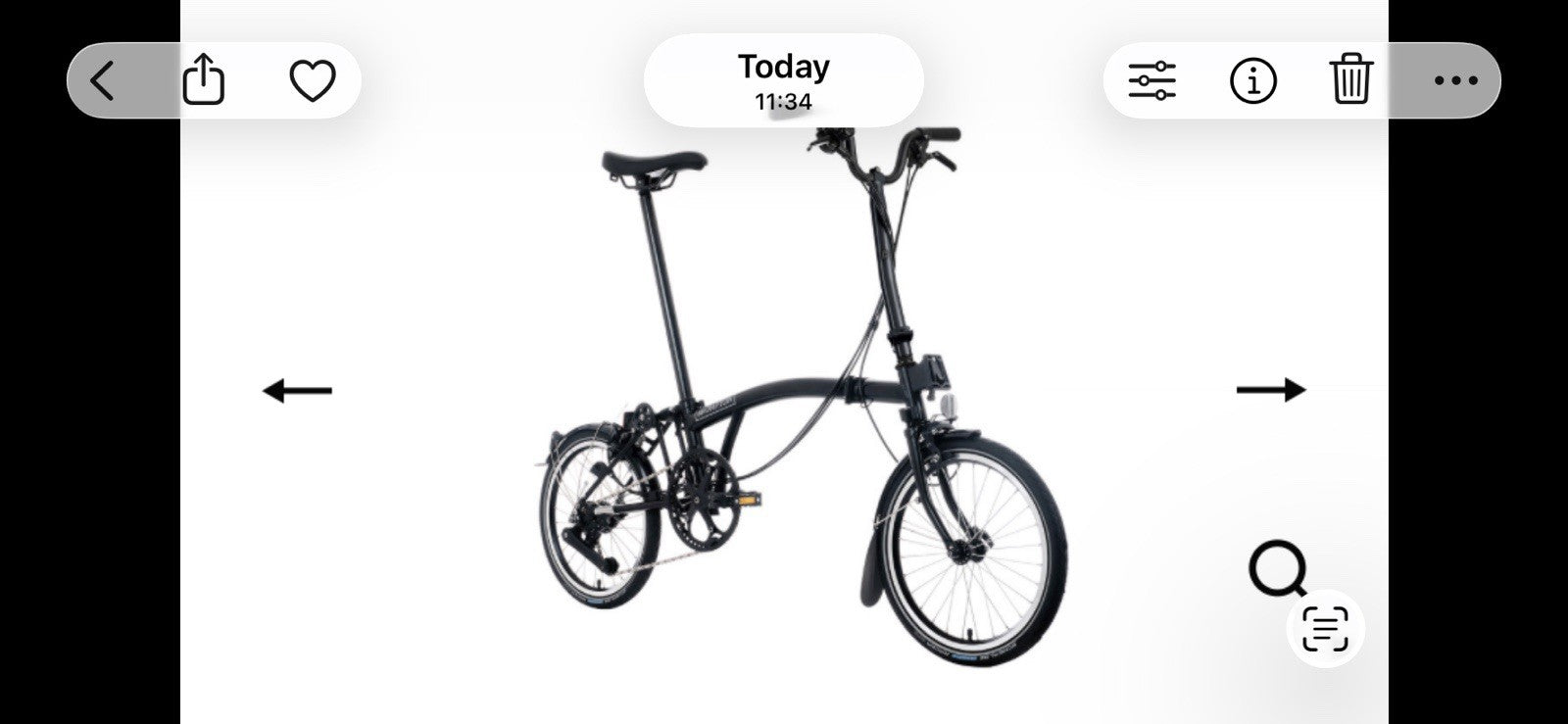 Brompton C-Line 4 Speed Black Folding Bike