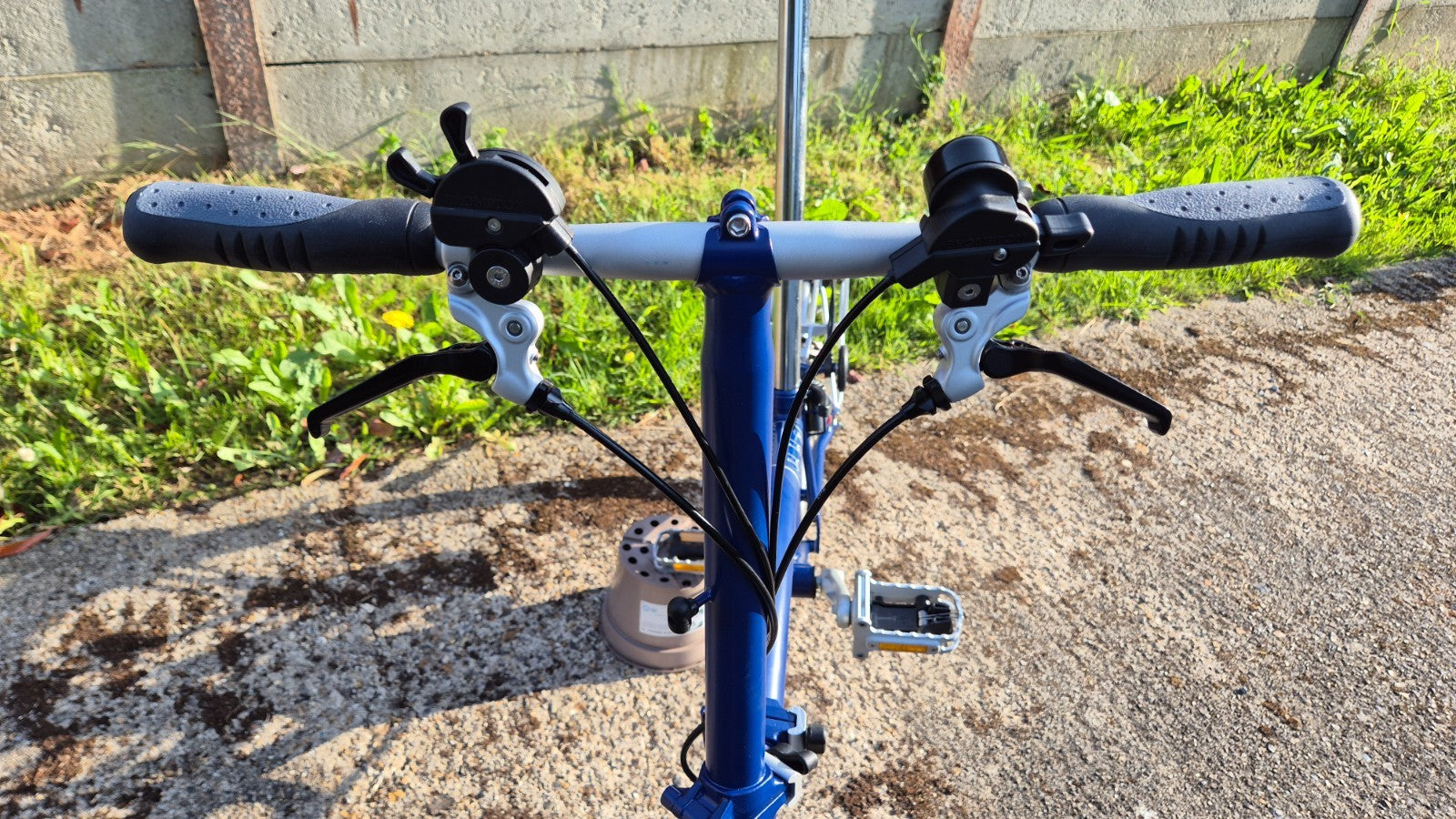 Cobalt Blue Brompton S6R - Rack & Hub Dynamo Lights - Excellent Condition!