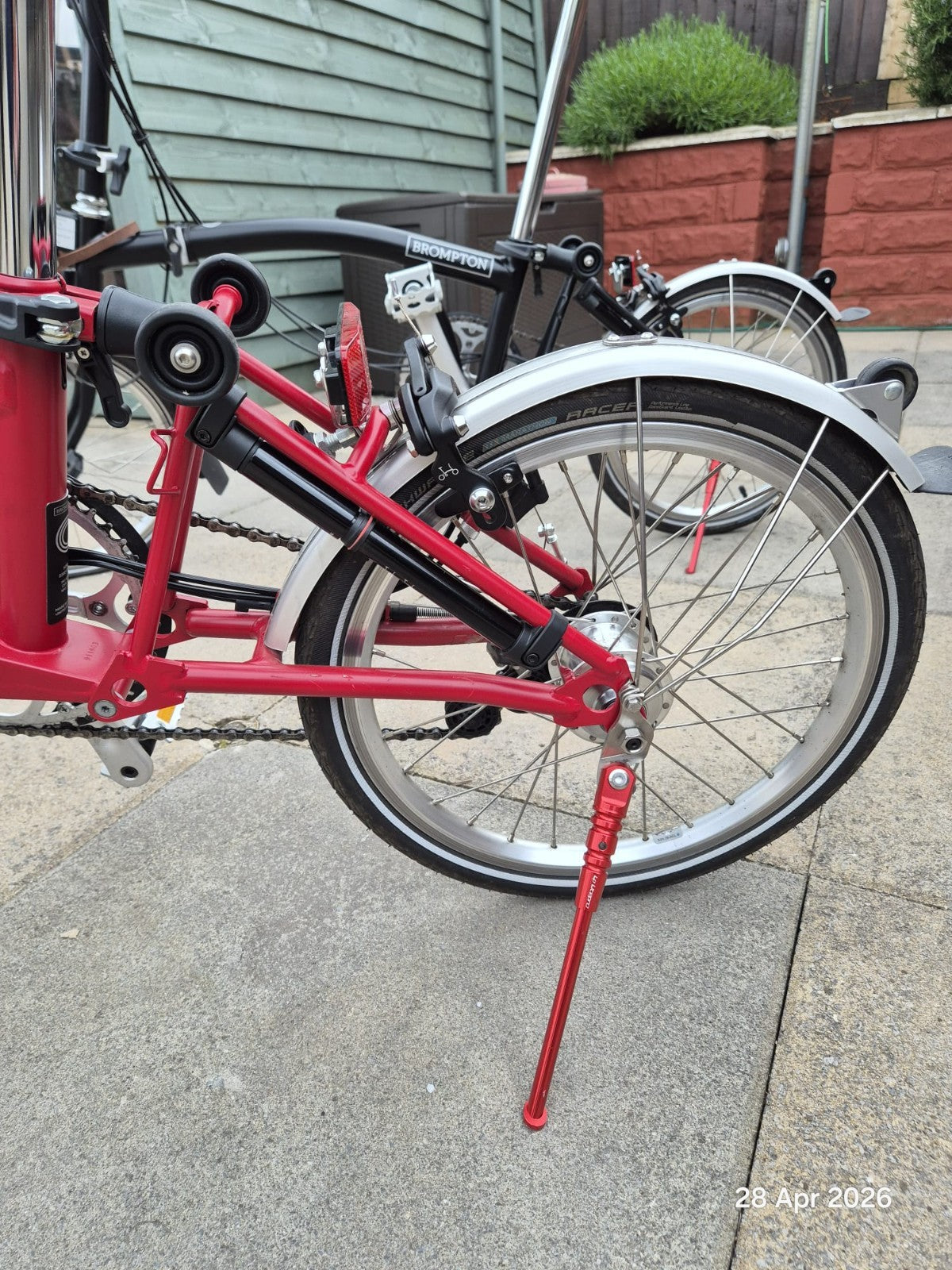 brompton folding bike 3 speed