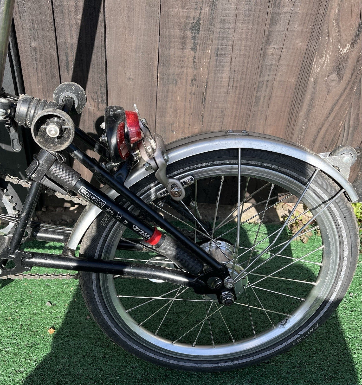 Brompton S3L Folding Bike 3-Speed, Black Including Extras.