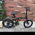 Trioblade BMX Bike 20in Black Mechanical Disc Brake w/ Fenders Kickstand.