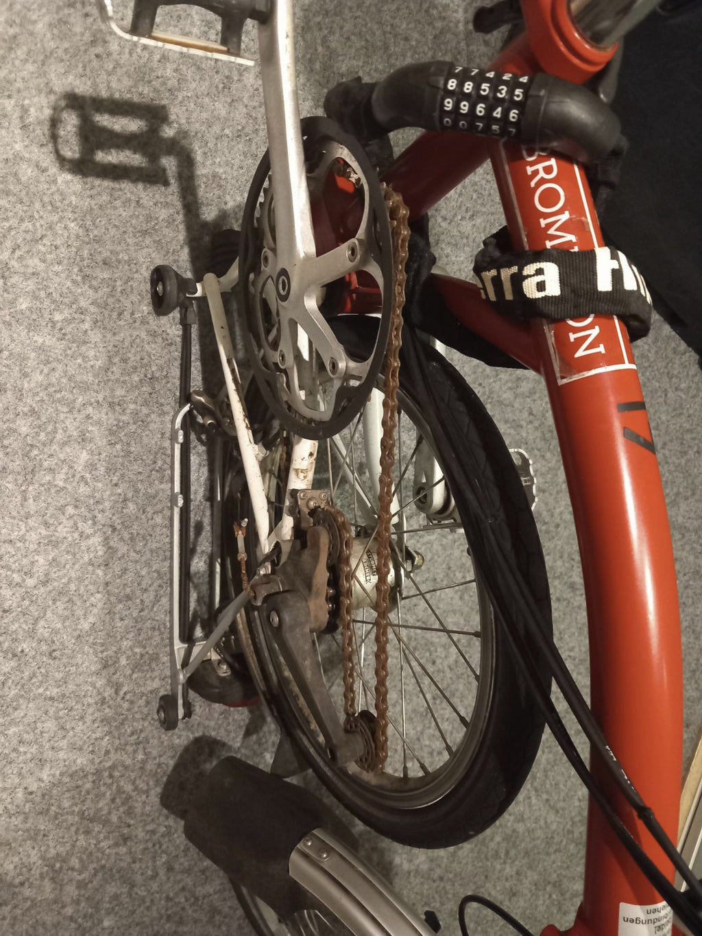 Brompton 2015 M3L folding bike Ex-Demo - Barely Used