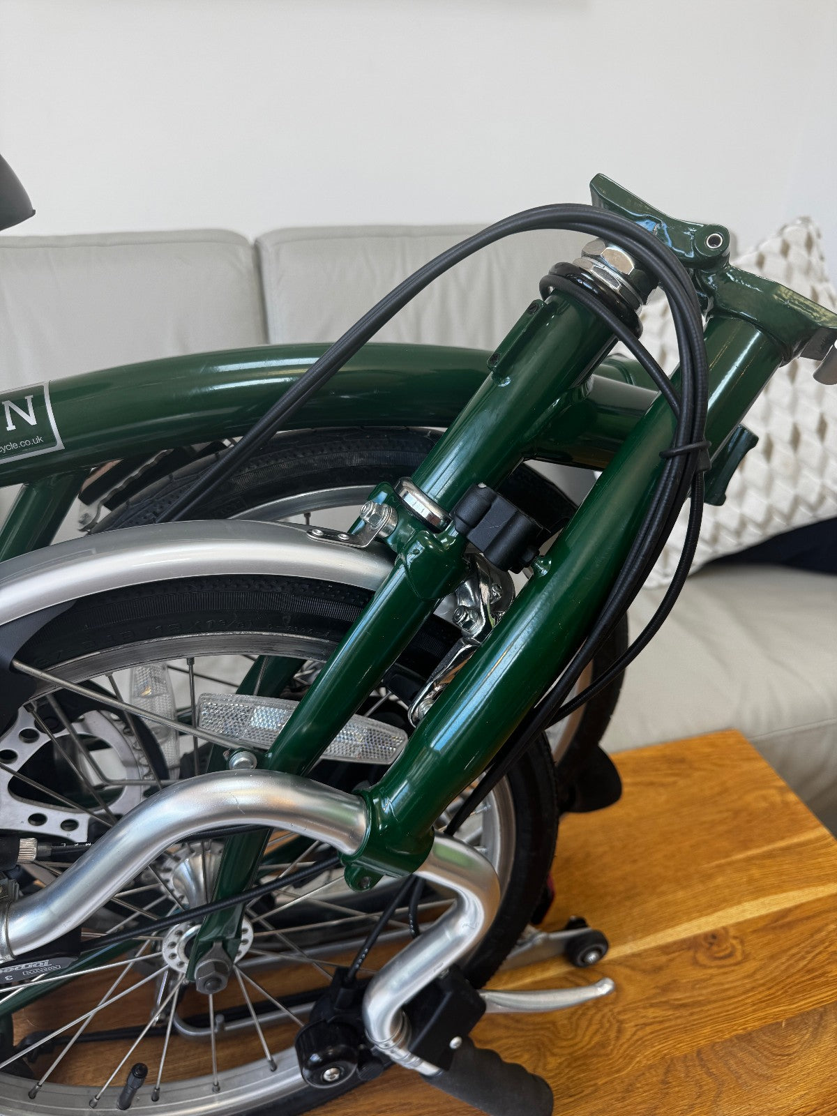 Classic 6-Speed Brompton Folding Bicycle A - Racing Green - MINT
