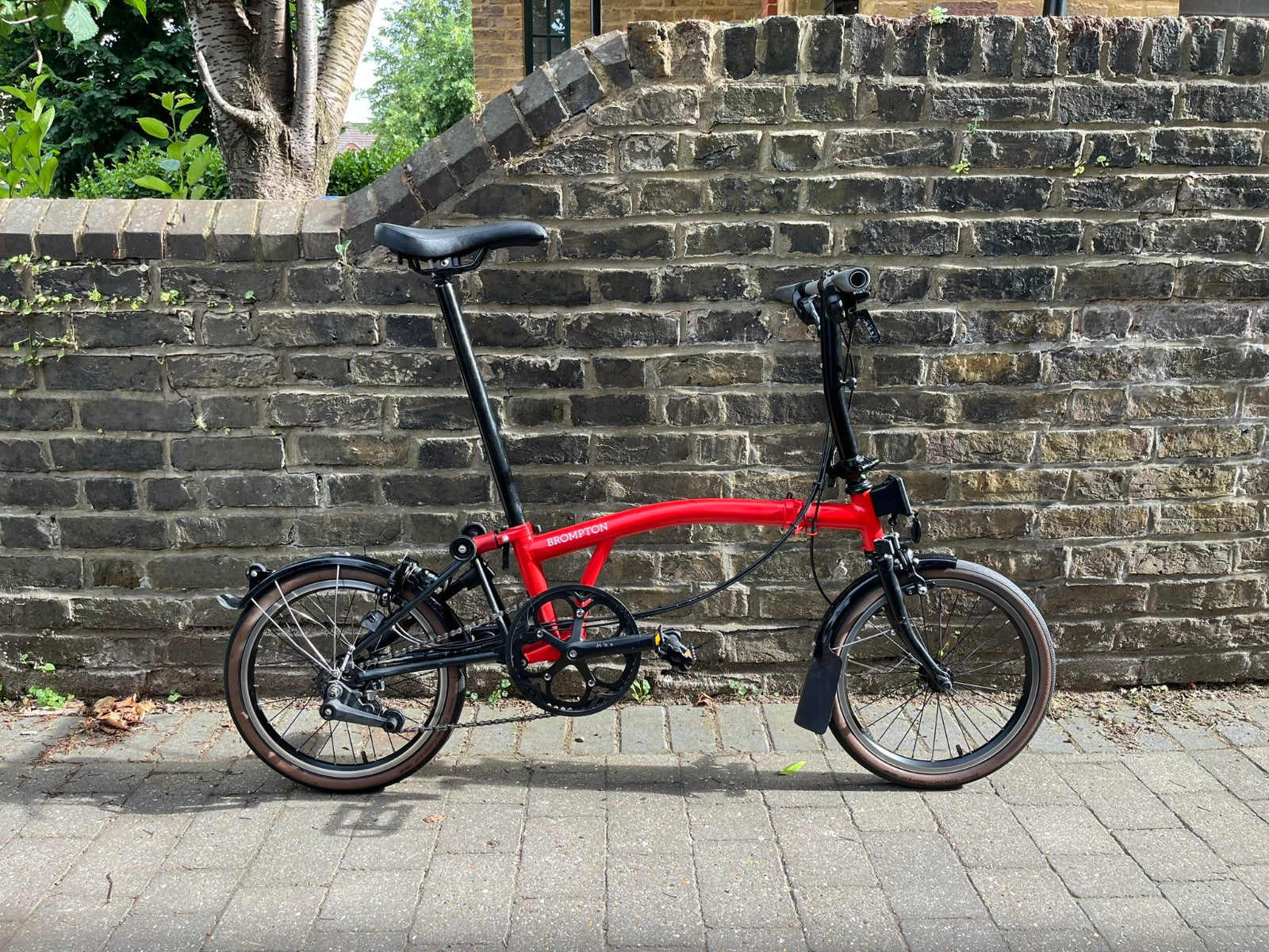 Brompton C-Line 6 speed Red Black S-type