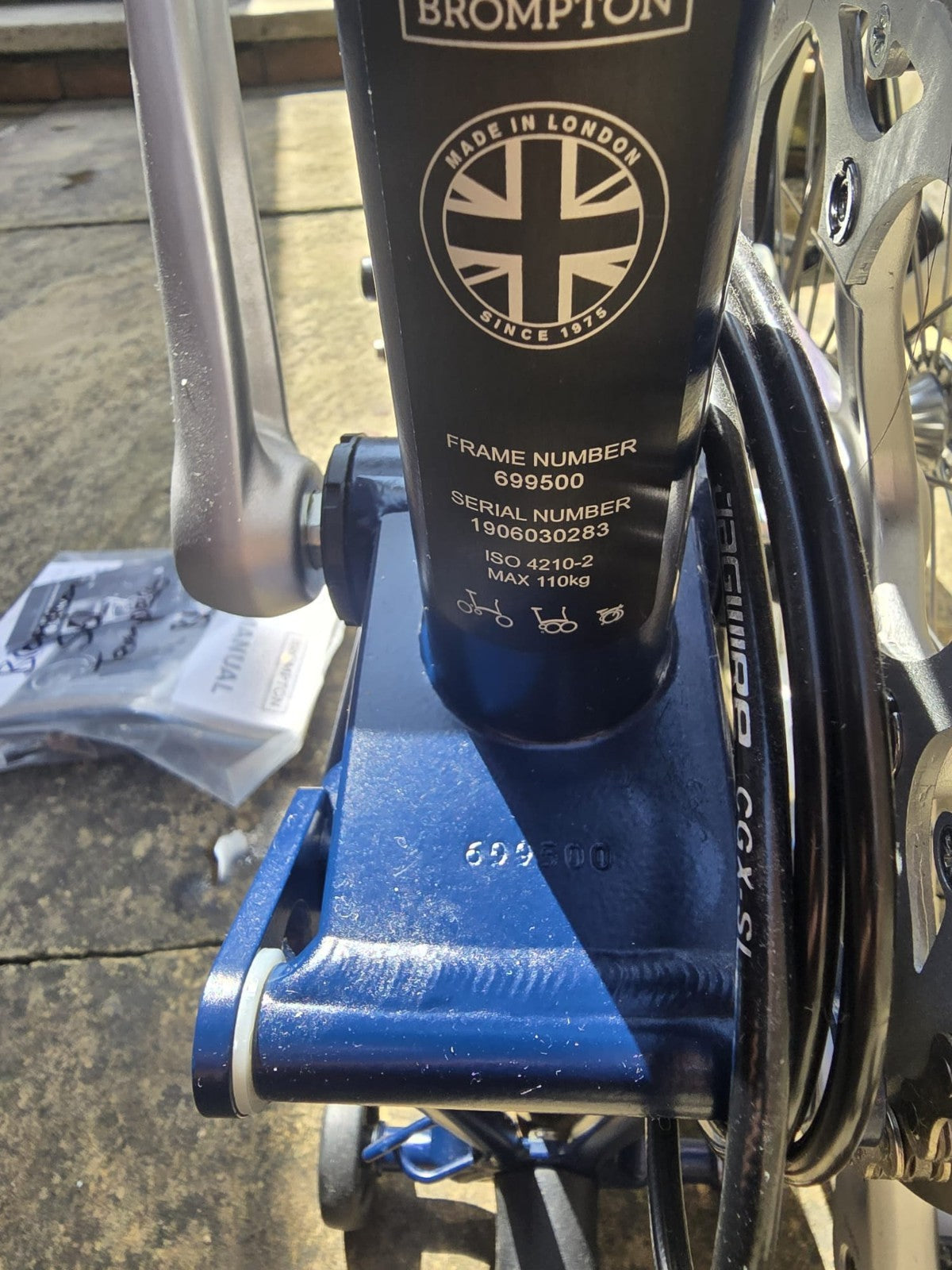 Brompton S6L Folding bike - Pristine condition