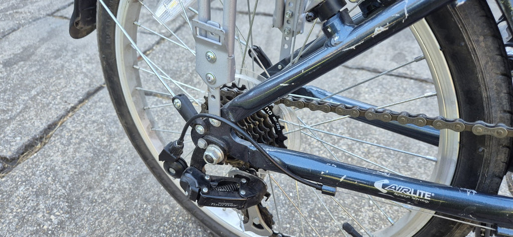 Raleigh Evo 7sp Folding Bicycle 20inch Wheels 7 Speed