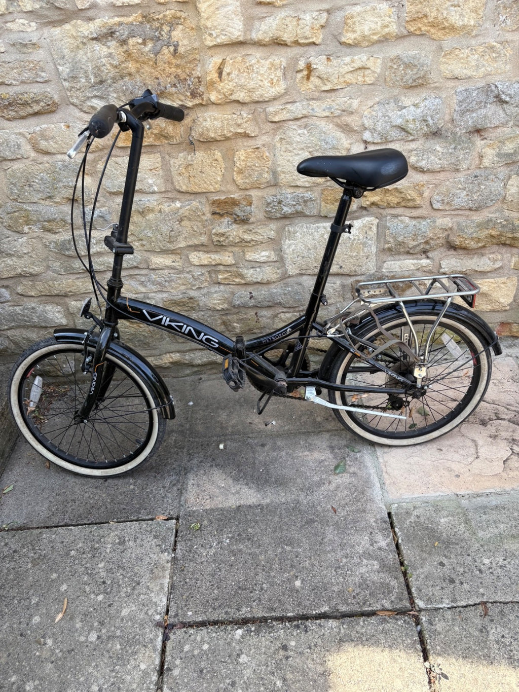 Viking Metropolis Folding Bicycle, Used Good Condition, Collection Only