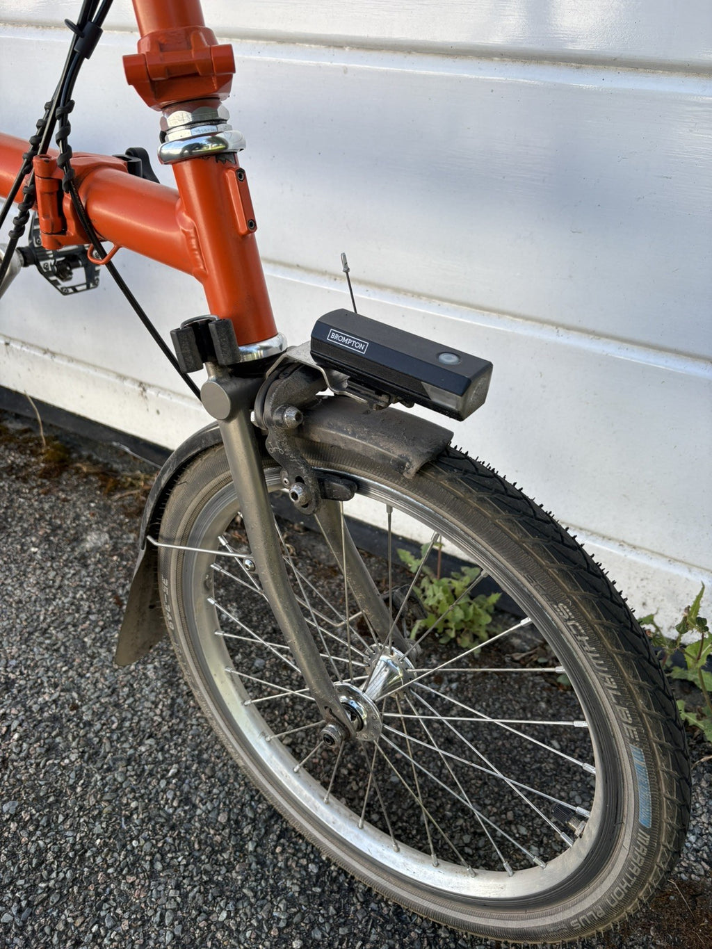 Brompton Superlight 2 S2l 2019 Orange, Black Folding Bike