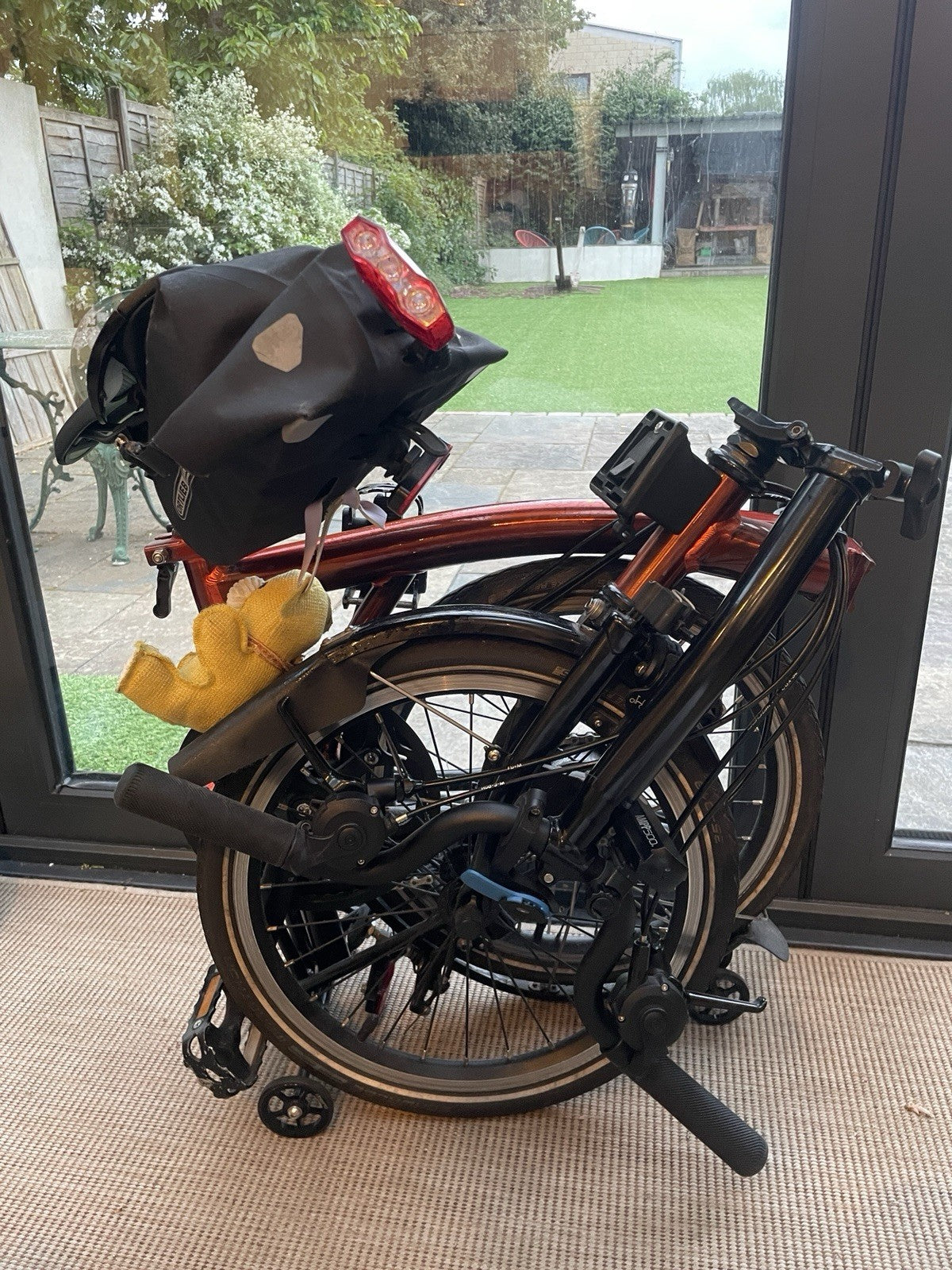 Brompton M6L 2021 Black Edition Flame Lacquer - BIKE ONLY