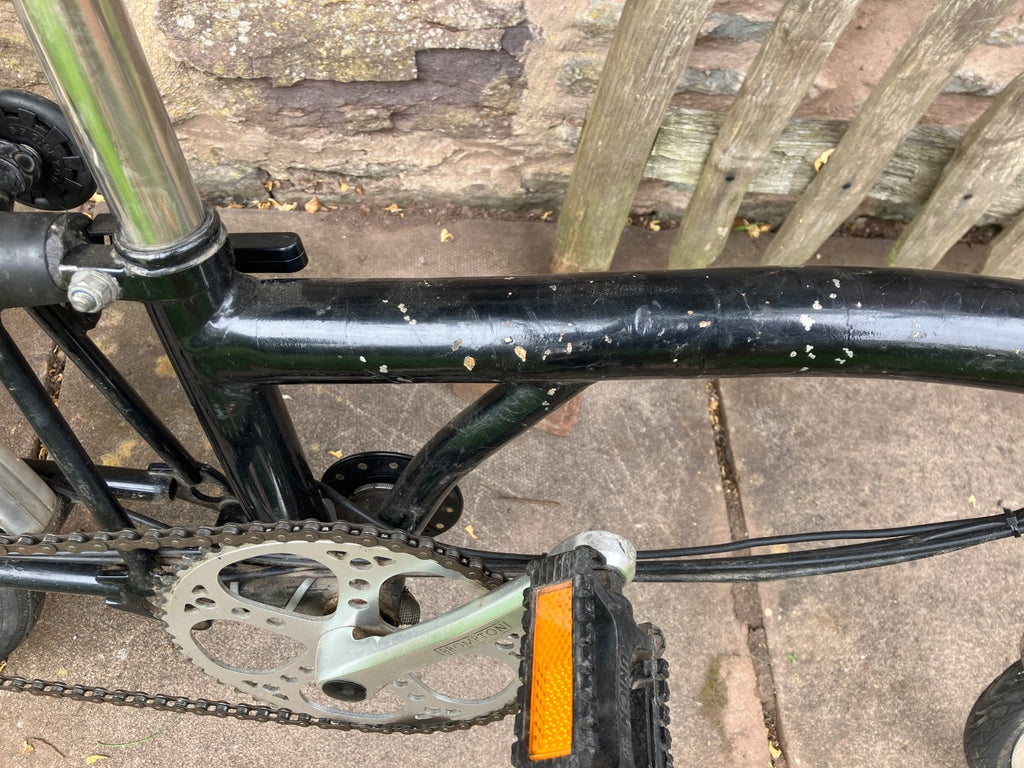 Vintage Brompton 1992-97 M5R 5-Speed Black – Modified with Swytch Conversion Kit