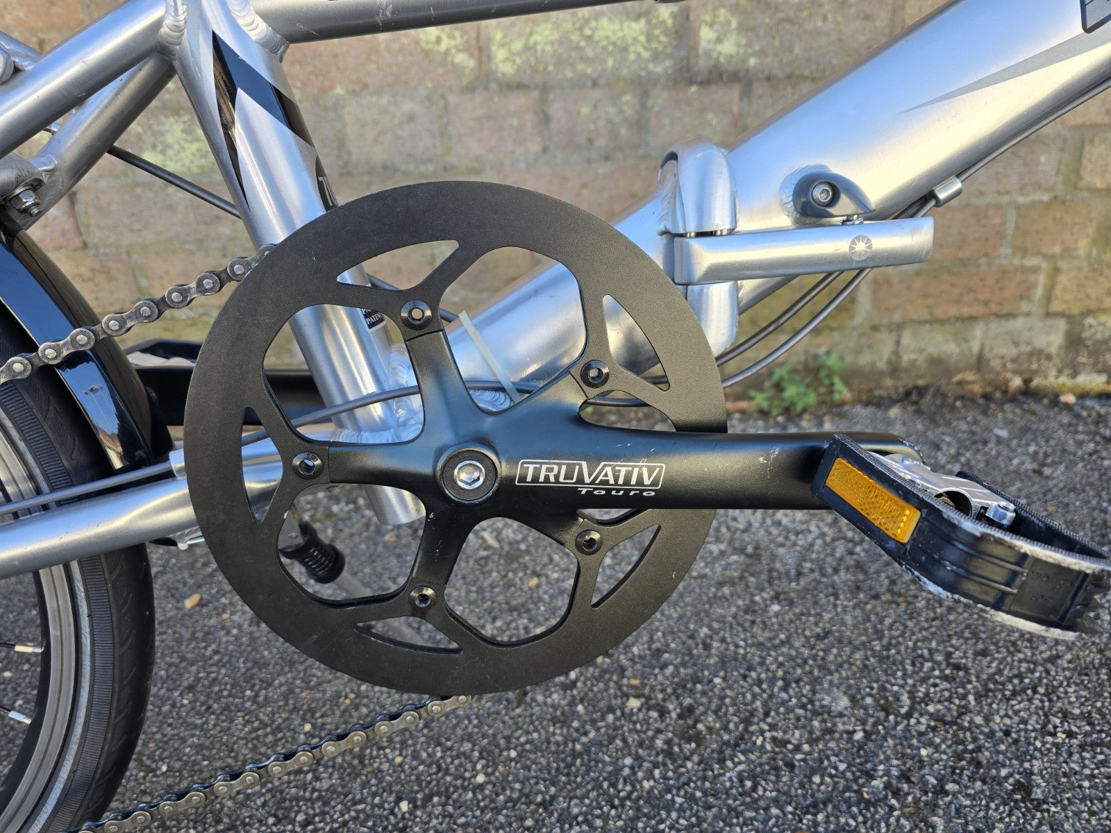 Dahon Helios Metro Vintage Folding Aluminium Push Bike Silver, Circa 1999