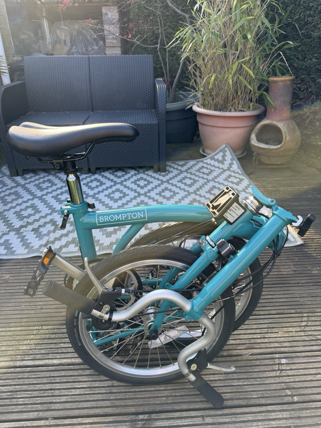 Brompton B75 Folding Bike, 3-Speed
