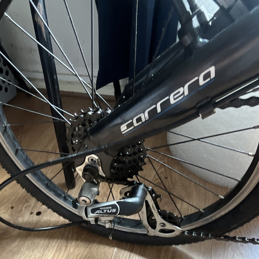 Carrera Intercity Folding Bike 20in Black V-Brake Flat Bar Gripshifter
