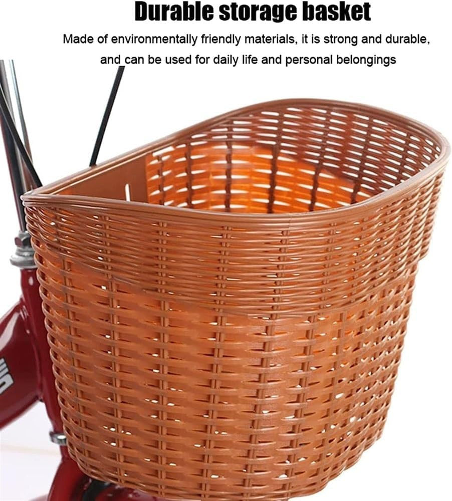 Single Speed Adult3 Wheels Cruise Bicycles 16 Inch with Basket, Foldable Double