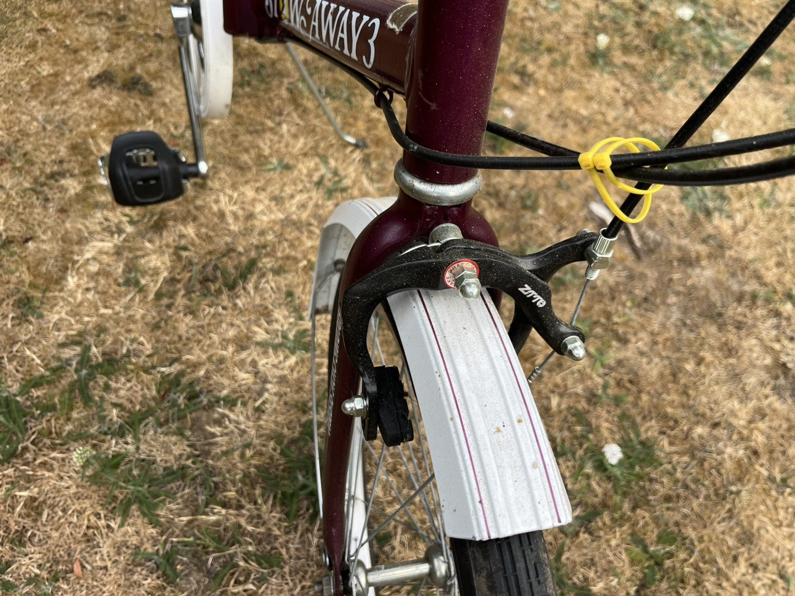 Raleigh Stowaway folding bicycle. Recently overhauled everything works.