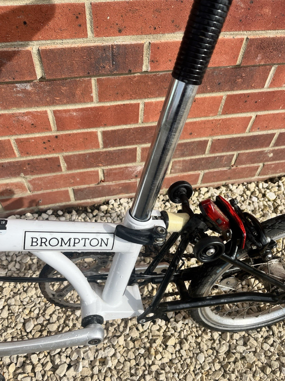 Brompton A-line Folding Bike 16” Wheel White