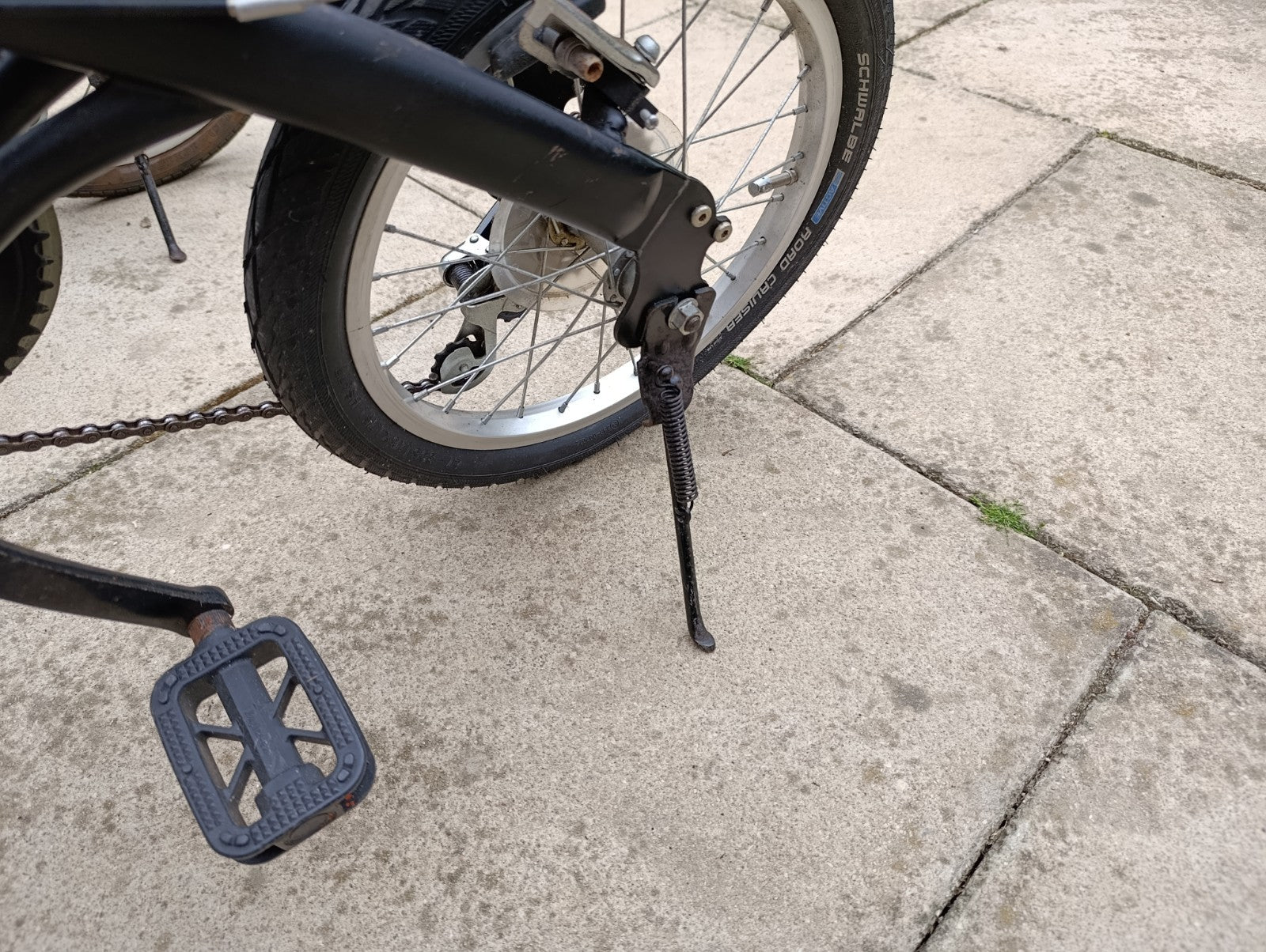 2 Folding Bikes, 5 speed. 16 inch wheels. Used.