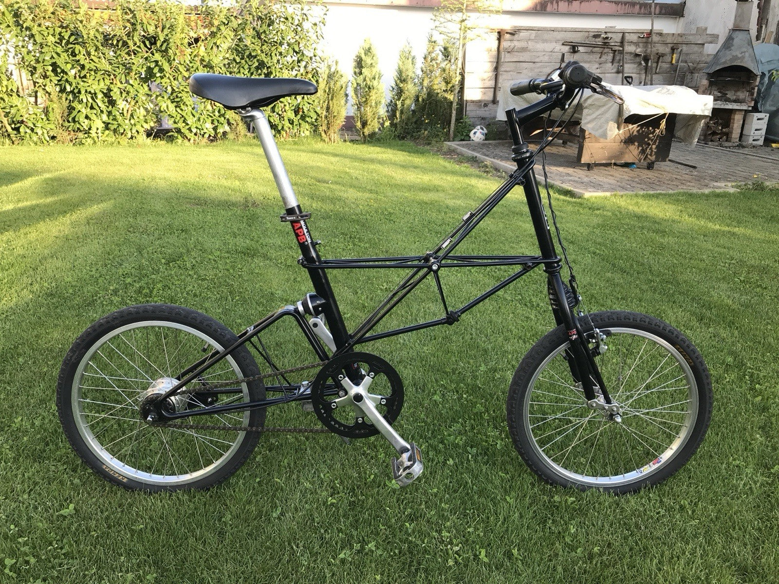 Moulton APB Separable Bike Flat Bar Twist Grip 7 Speed Shifter Full Suspension