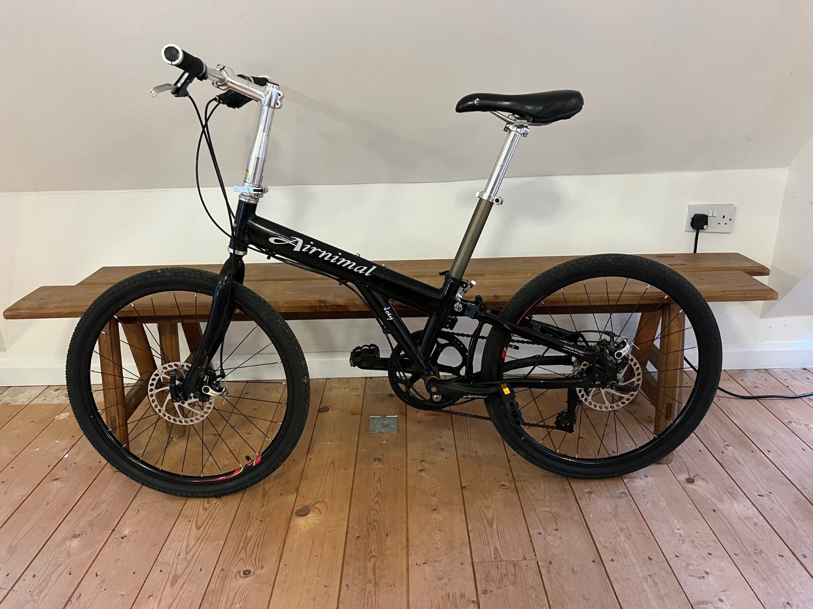 Airnimal Joey folding disc commuter bike Brompton slayer! Upgraded