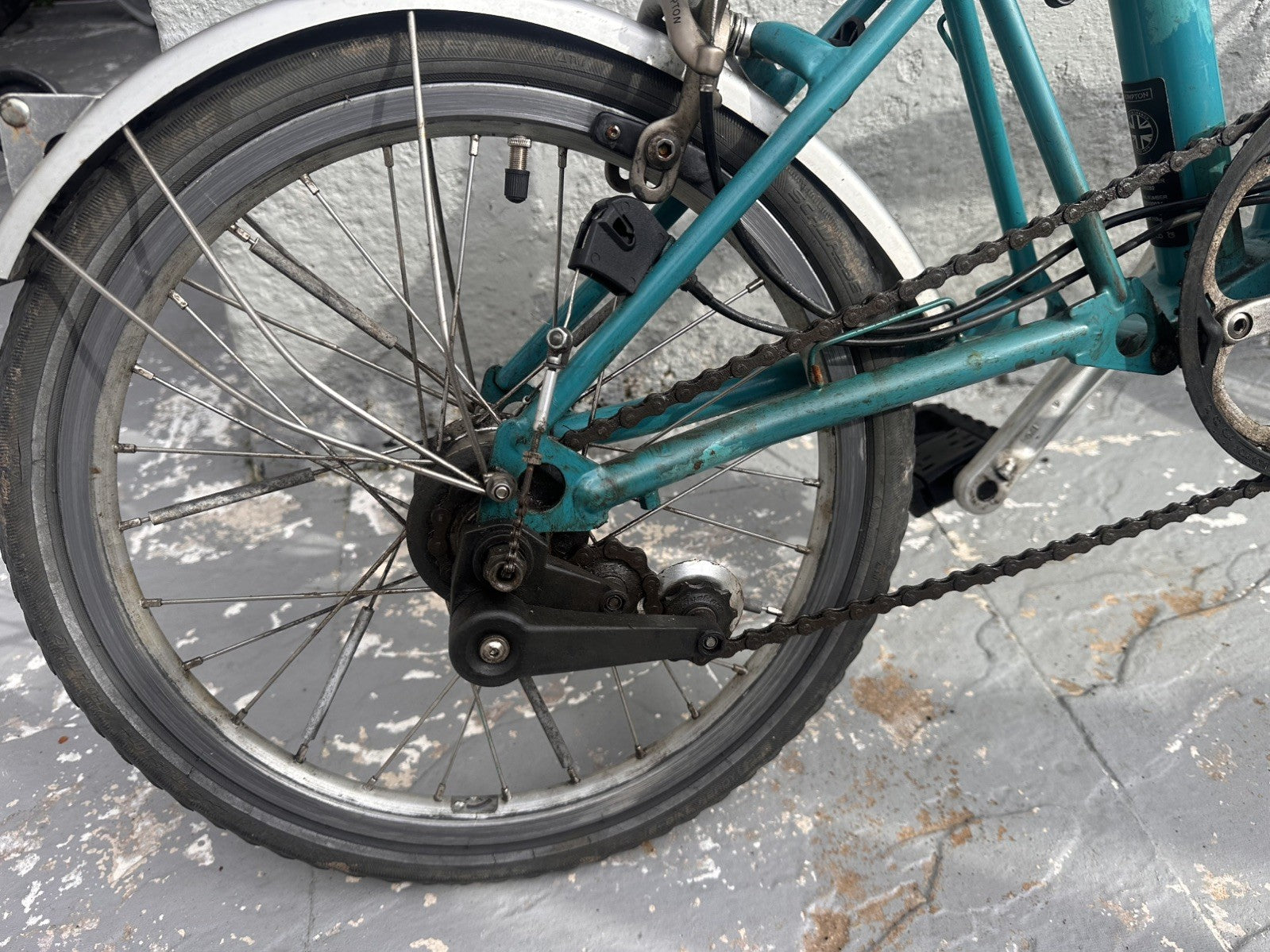 Brompton B75 16" Folding Bike - Blue