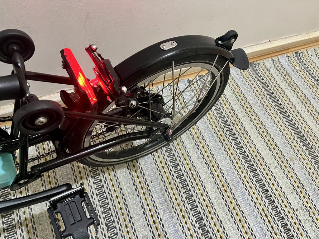 Brompton Bike 6 Speed elctr, Turkish Green, Hardly Used
