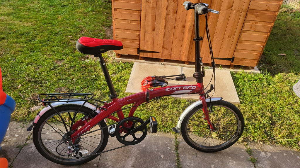 Red Career Foldable Lightweight Bicycle Bike
