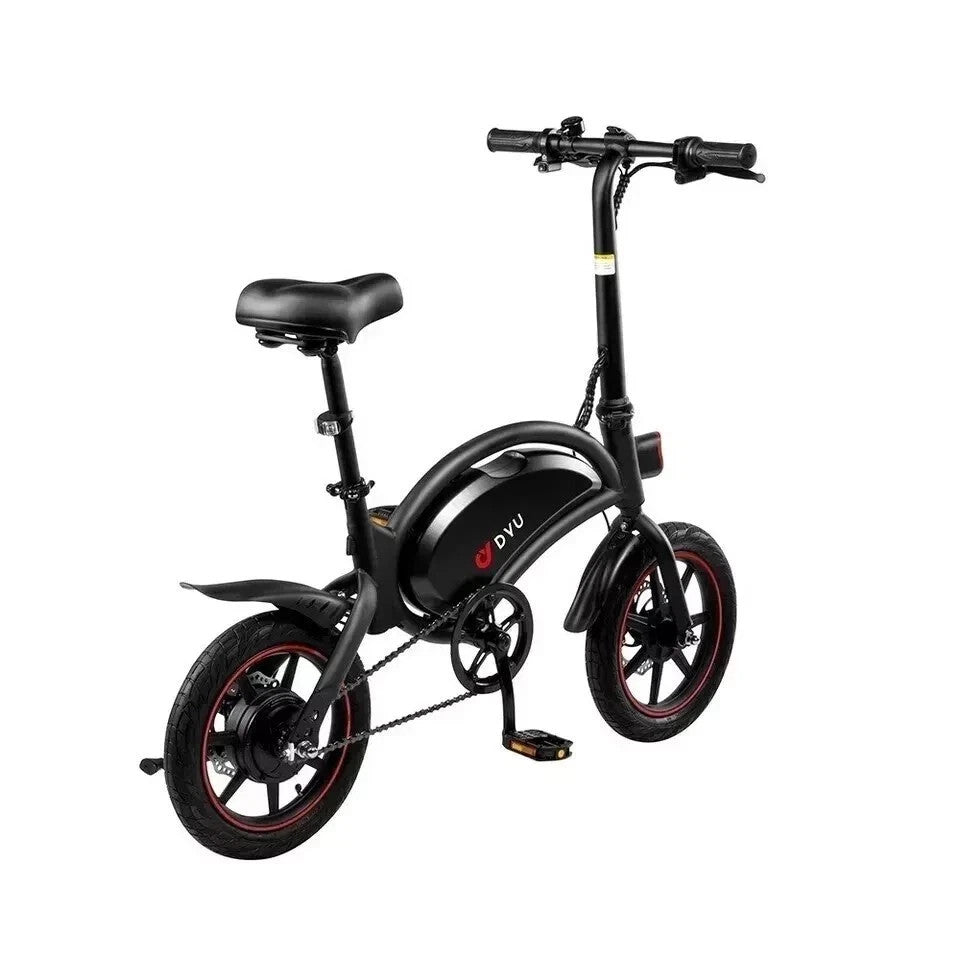DYU D3F 14" Folding E -  Bike 250-W 36-V 10/Ah E- Bike E- City Bike 25km/h 50km