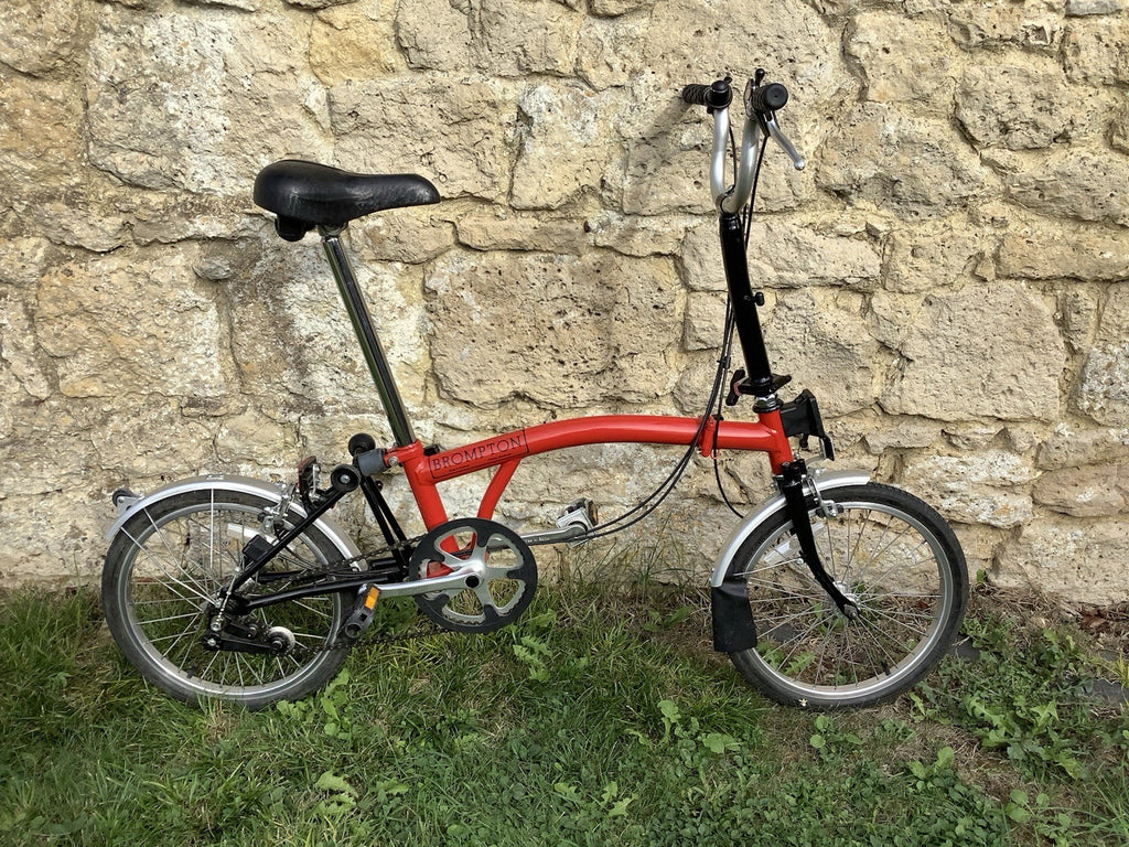 Brompton M3L Folding Bike -  Red - UK DELIVERY