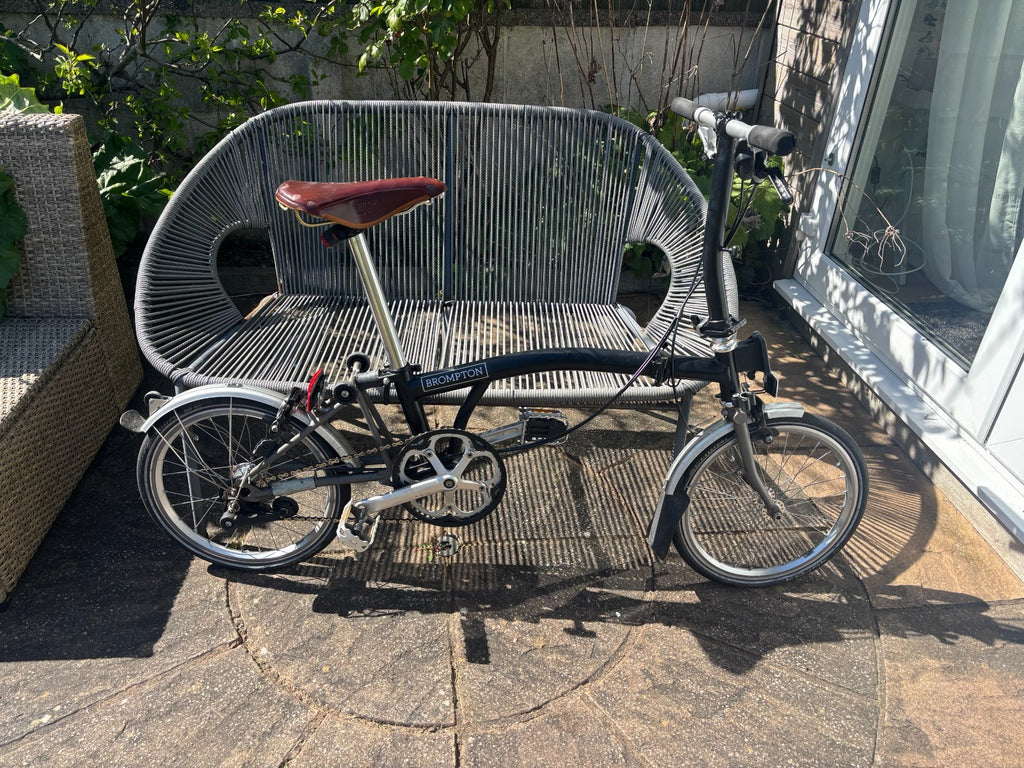 Brompton Superlight Titanium 3-Speed S-Type - Brooks Saddle - Toolkit & Cover -