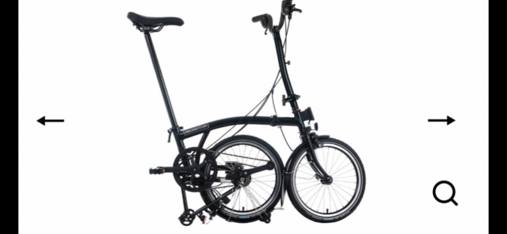 Brompton C-Line 4 Speed Black Folding Bike