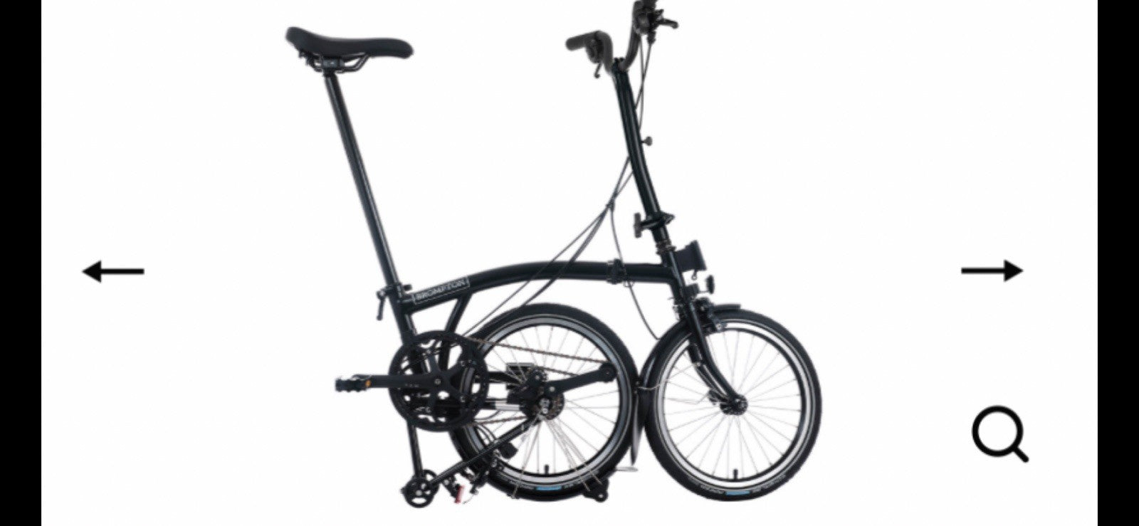 Brompton C-Line 4 Speed Black Folding Bike