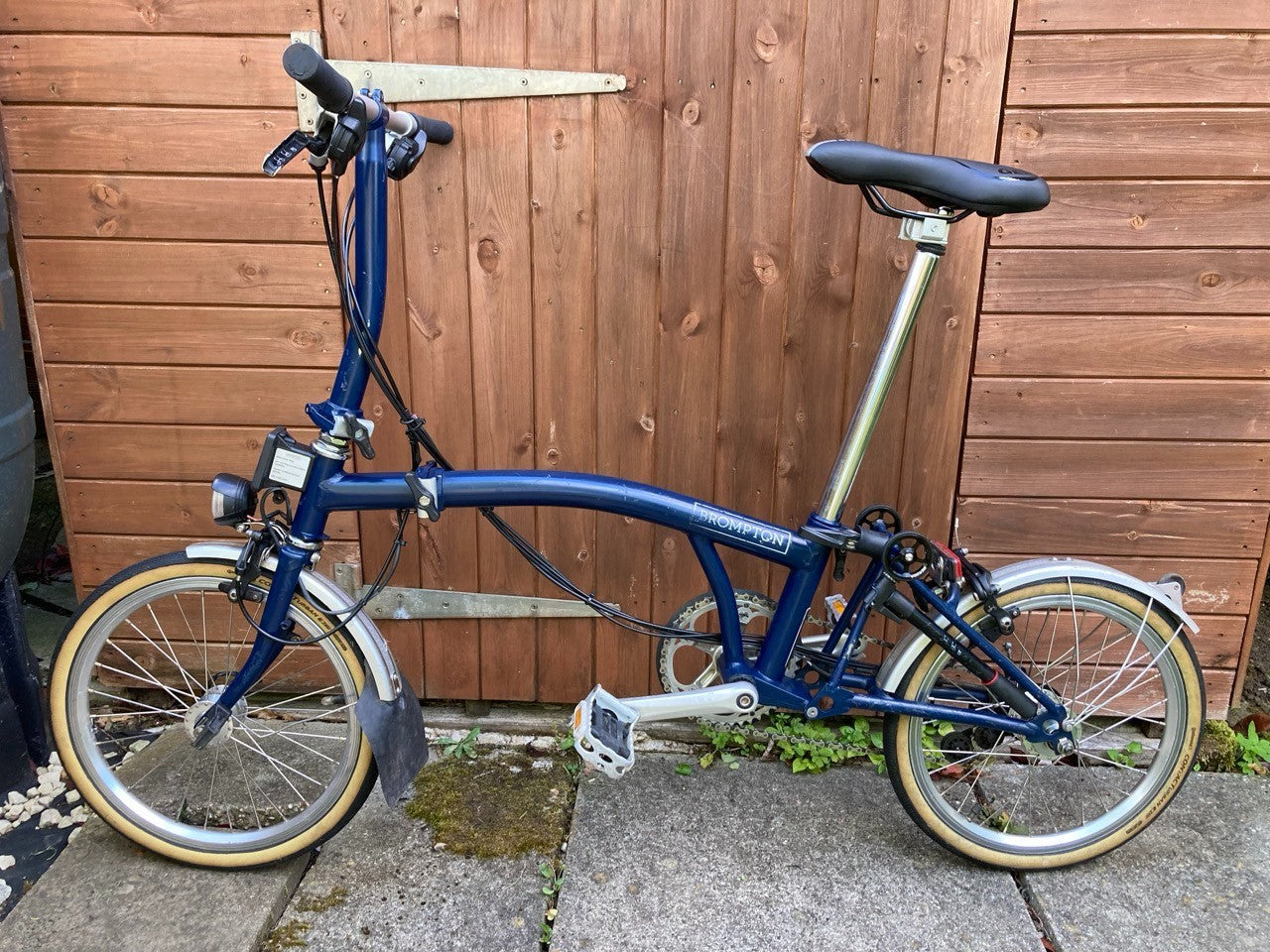 Brompton S6l 2019  - dynamo lights , mudguards & carrier block - 6 speed