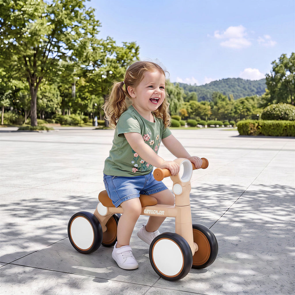 Balance Bike, Lightweight and Foldable Toddler Bike for 1-2 Years, Pink