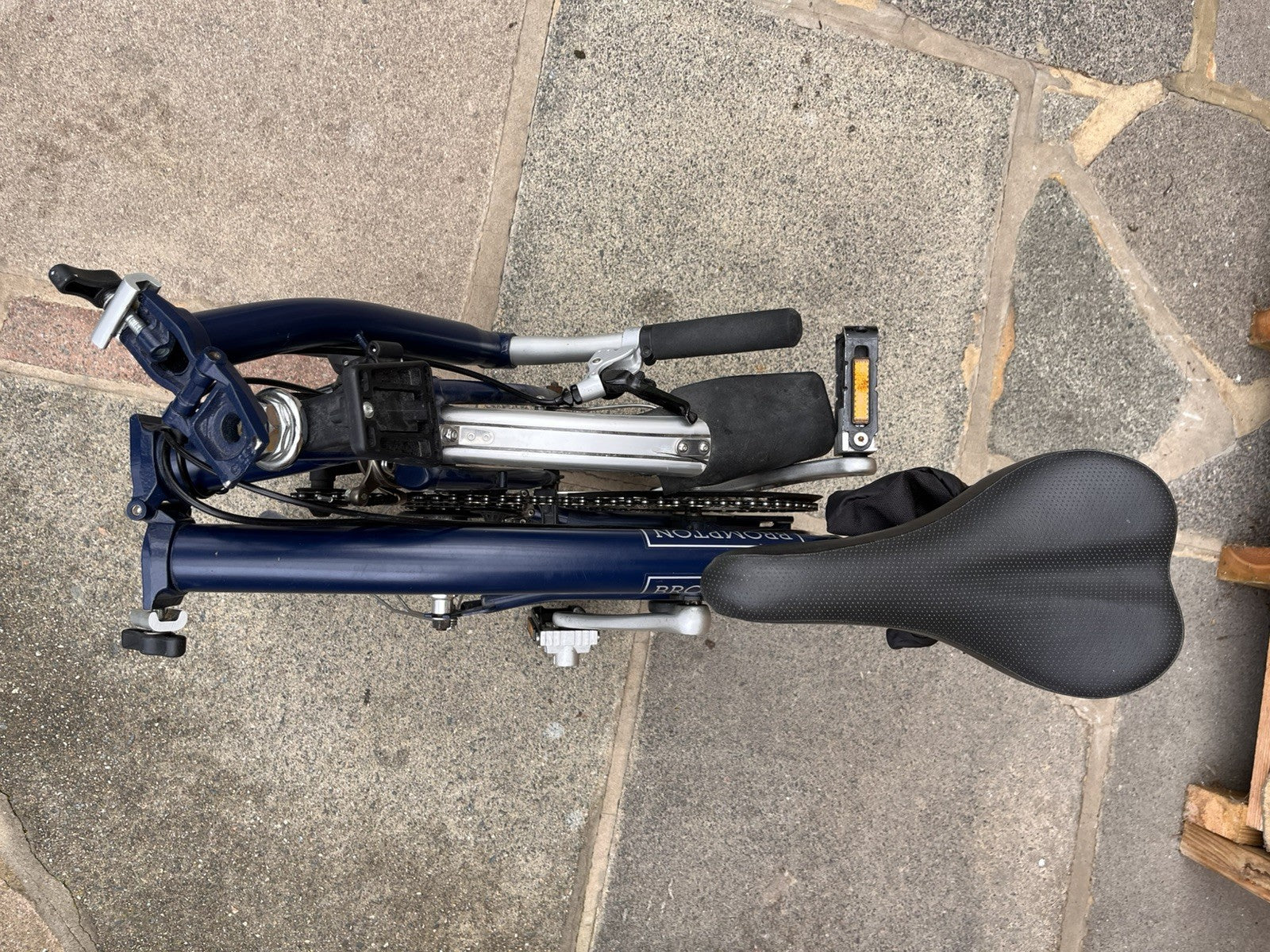 Brompton ML2 Folding Bike Navy Blue 2 Speed, 2017 Model
