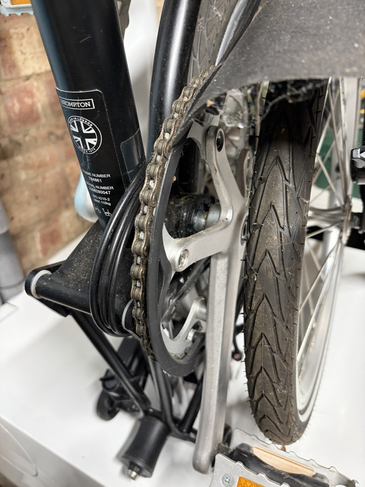 Brompton M6 Folding Bike Black or Blue