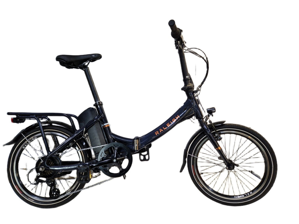 Raleigh Stow--E--Way Folding 7-Speed 20" Wheel Alloy Bike - Blue {Scratched}