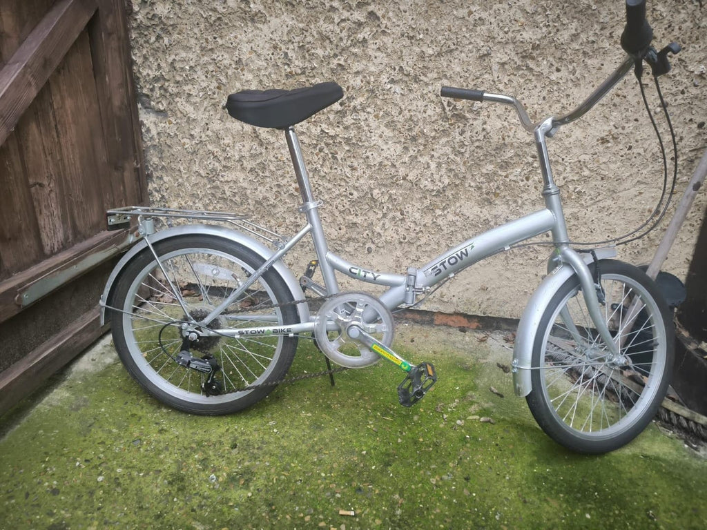 Stowabike, Folding City V2 Compact Foldable Bicycle, Push Bike 20 Inch Wheels