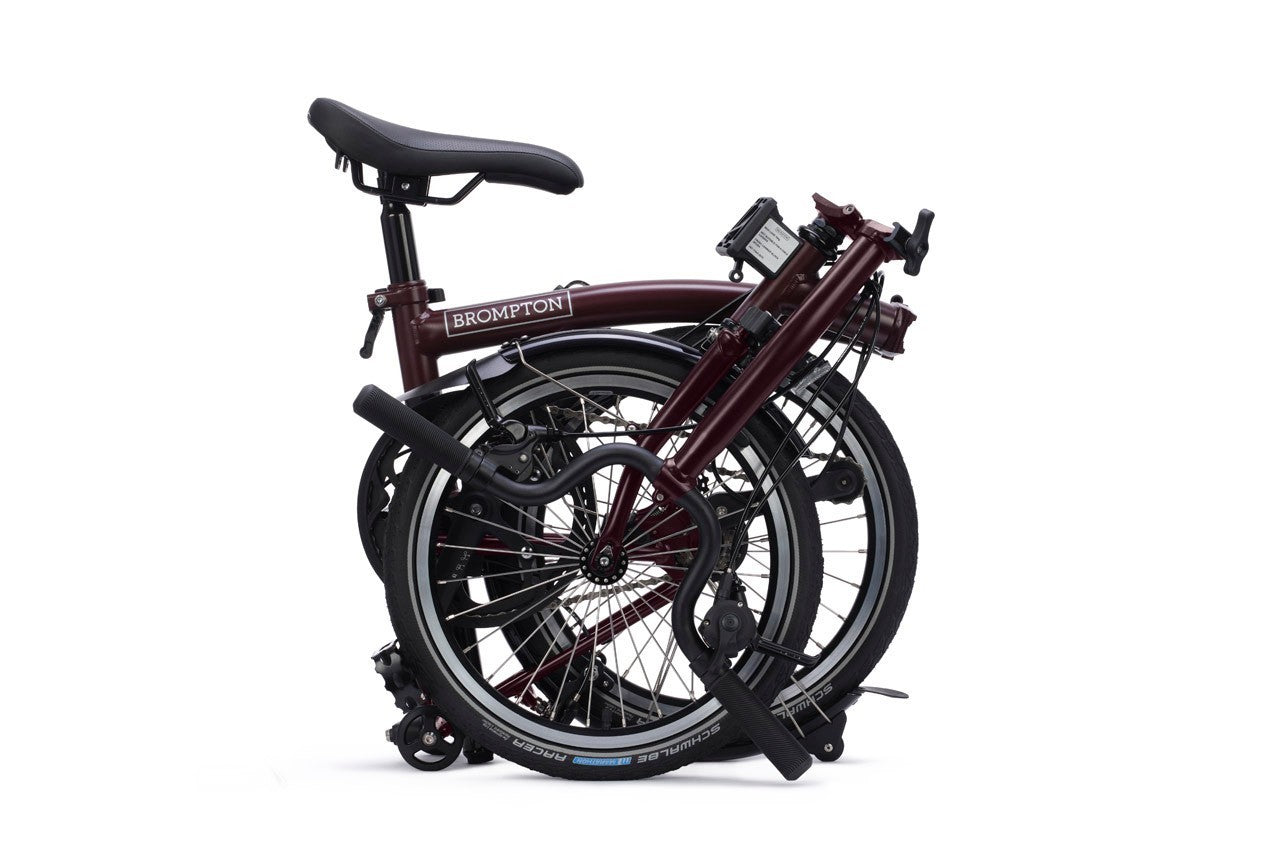 Brompton C line 4 Speed Plum Red Mid - M4L - RRP £1399 - World Delivery