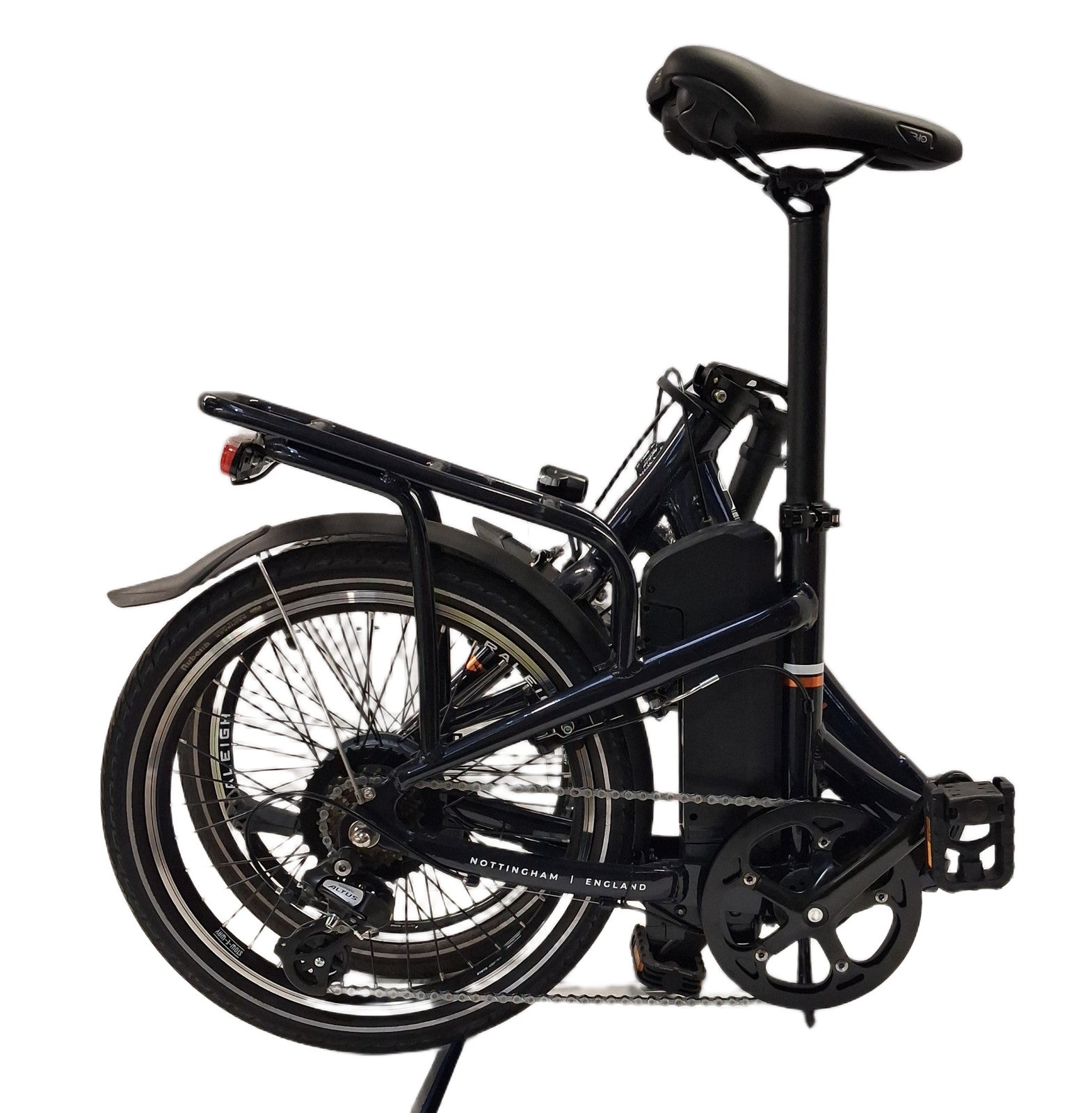 Raleigh Stow-E-Way Compact Lightweight Folding E--Bike - Black (Used/Scratched)