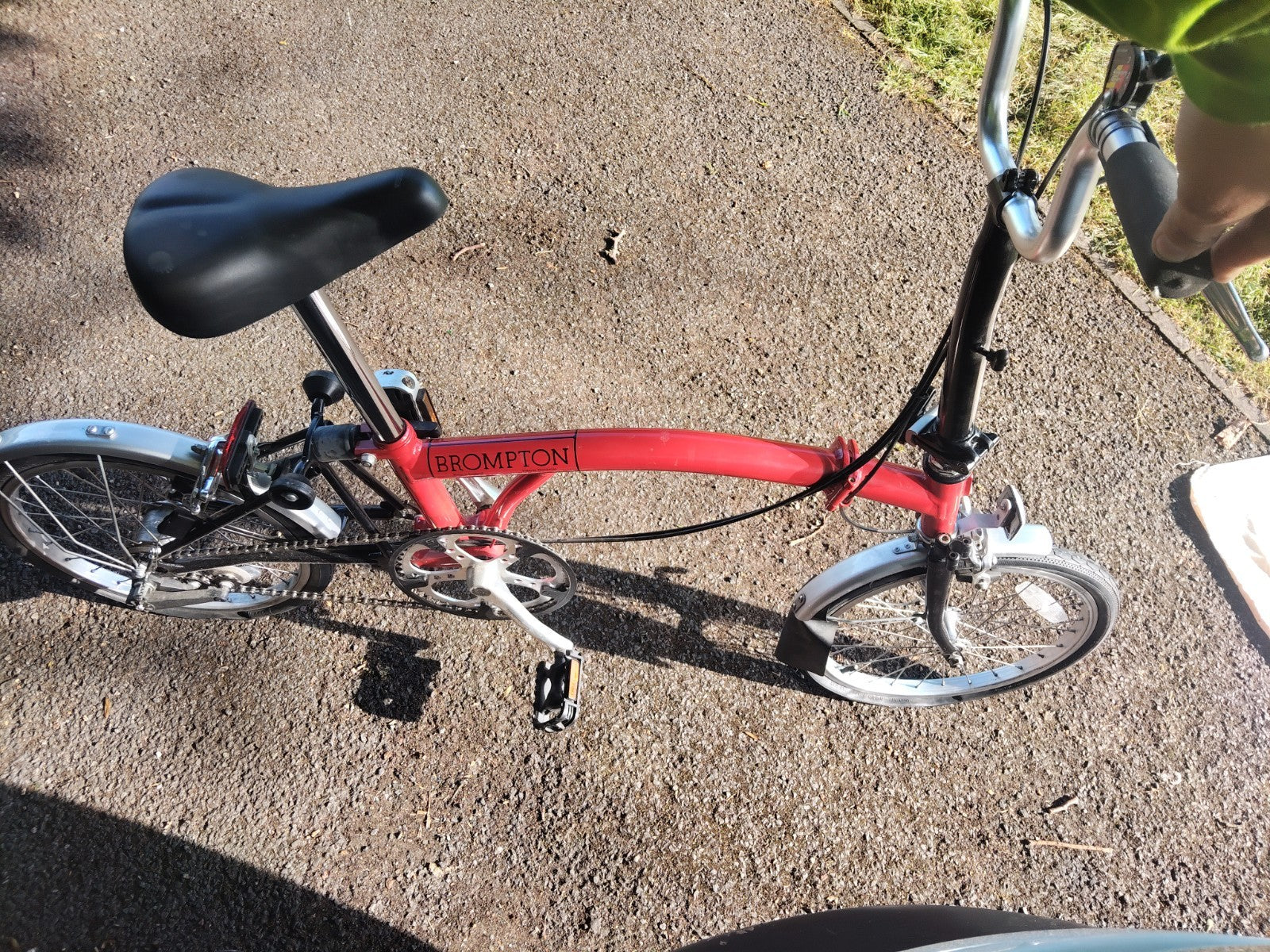 Brompton C Line M6R (6 Speed)  folding bicycle - Red