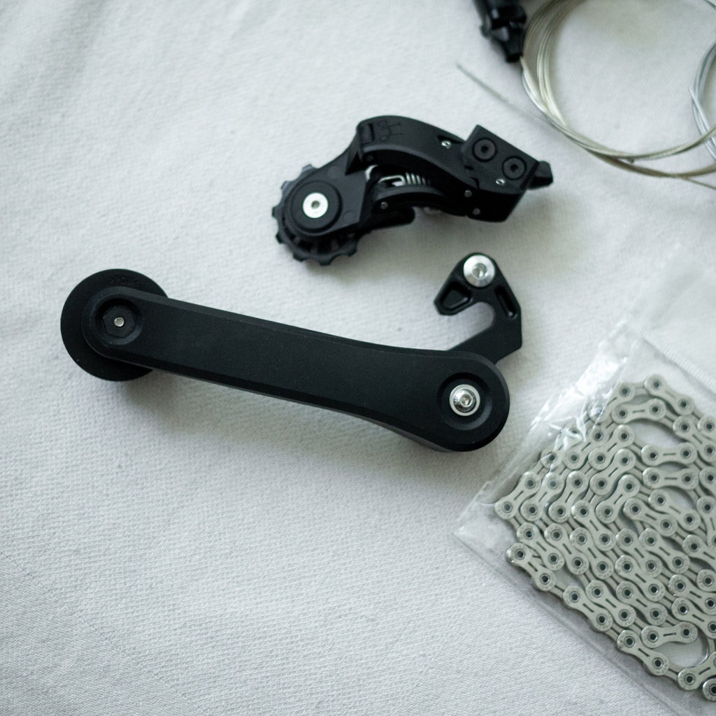 Brompton C/P/T Line 4 Speed Brake Lever Shifter Rear Derailleur Tensioner Chain