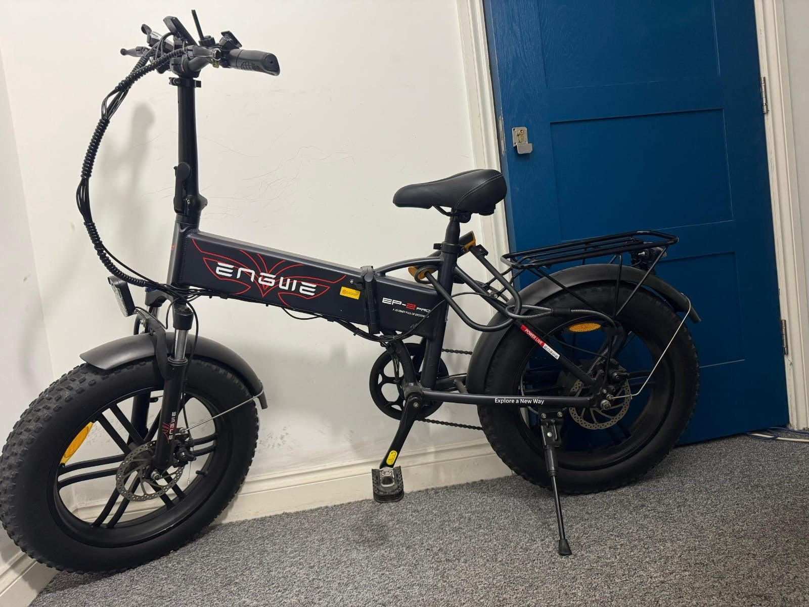 ENGWE EP-2 Pro Folding  Bicycle, 25OW, All-Terrain, 3-Speed, 120KM Range