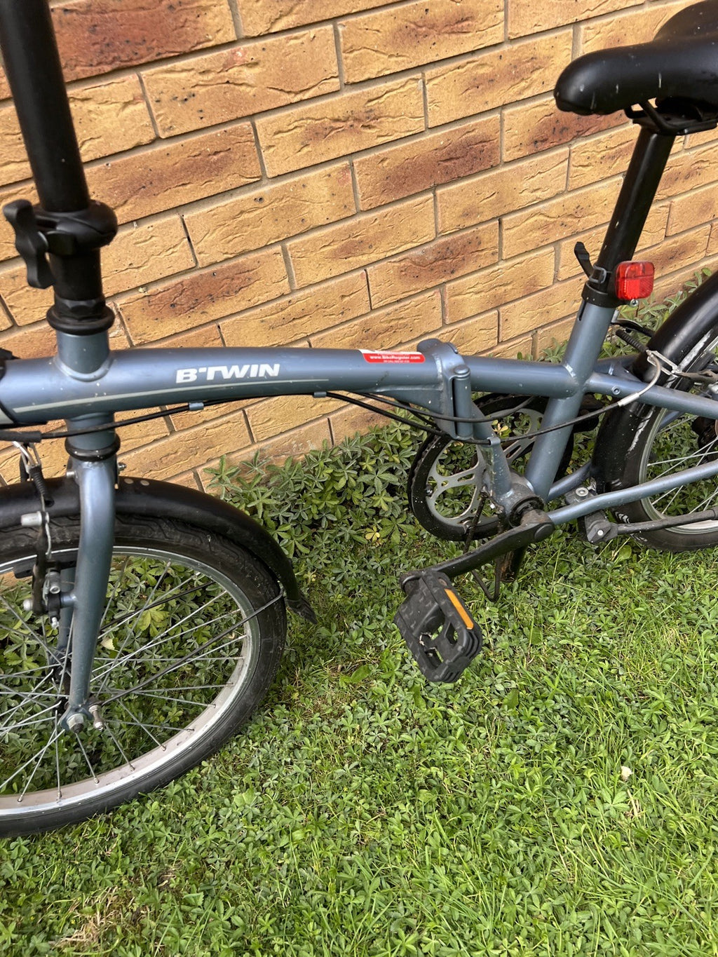 BTWIN Folding Bike 120 Blue/Grey RRP £280 Happy to Ship